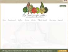 Tablet Screenshot of locandadeglialberi.com